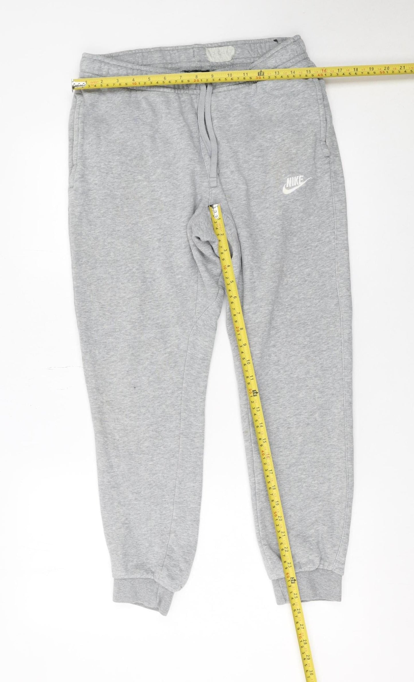 Nike Men's Grey Jogger Sweatpants Small Regular Fit Tapered
