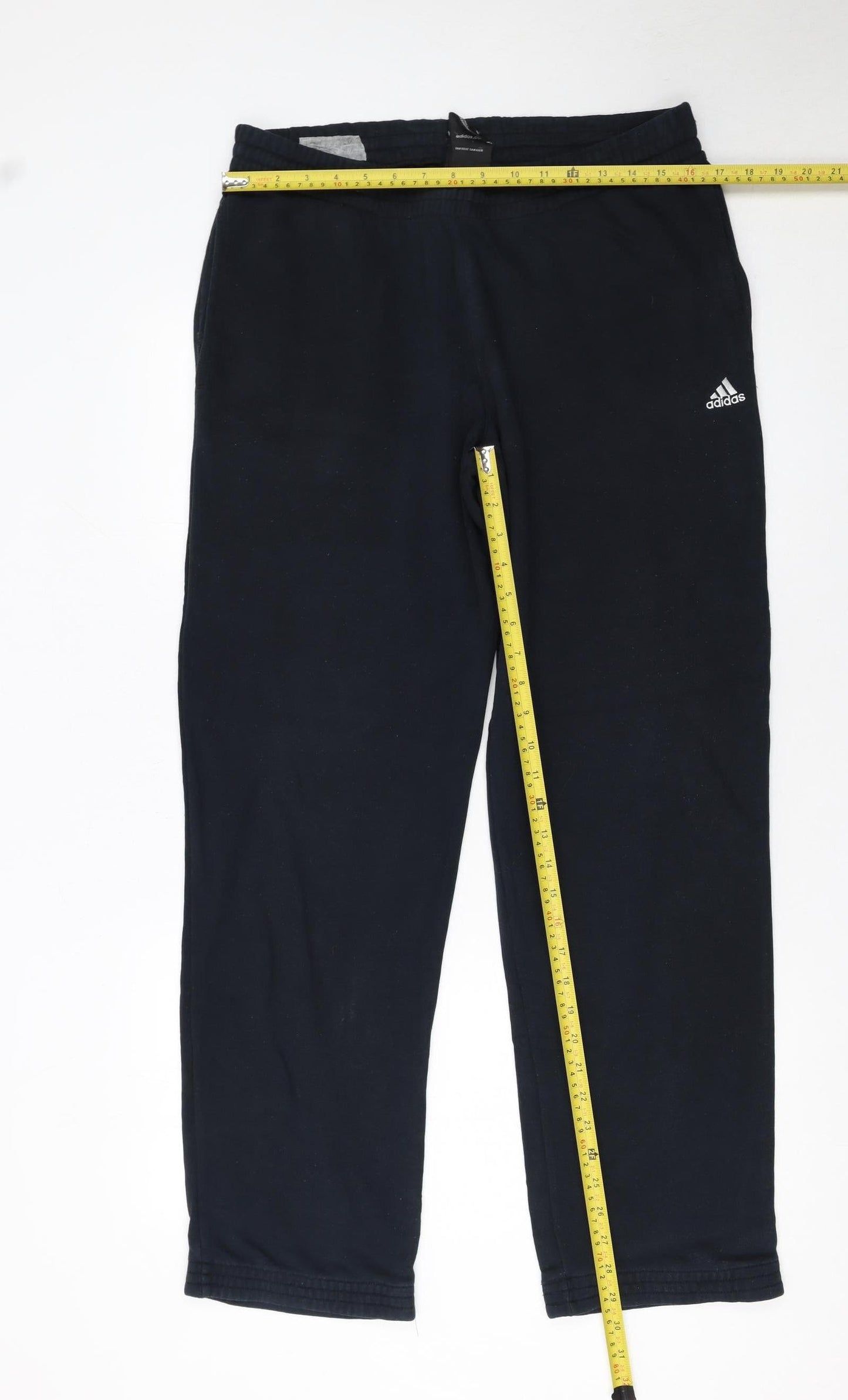 Adidas Men’s Black Fleece Sweatpants M Regular Fit Sports Casual