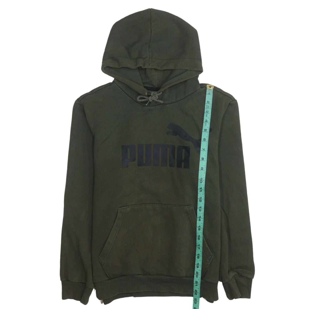 Puma Men's Green XS Pullover Hoodie Sweatshirt