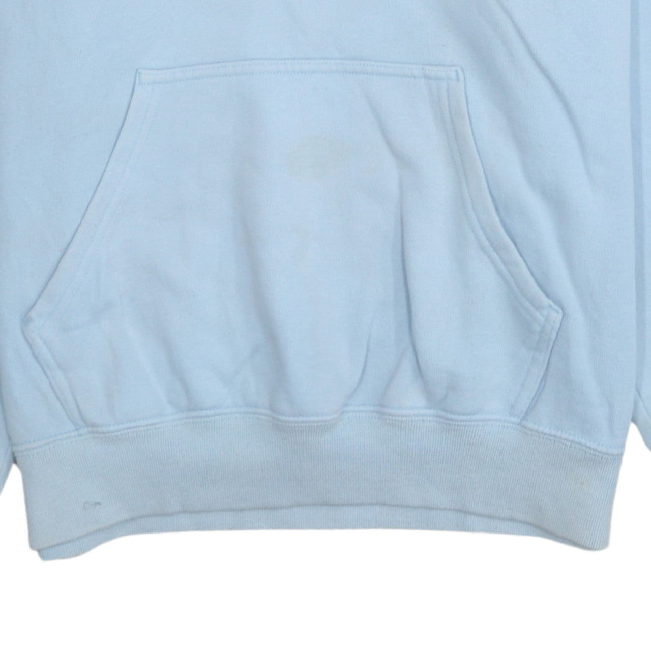 Champion Men's Blue Pullover Hoodie Medium Logo Fleece Sweatshirt
