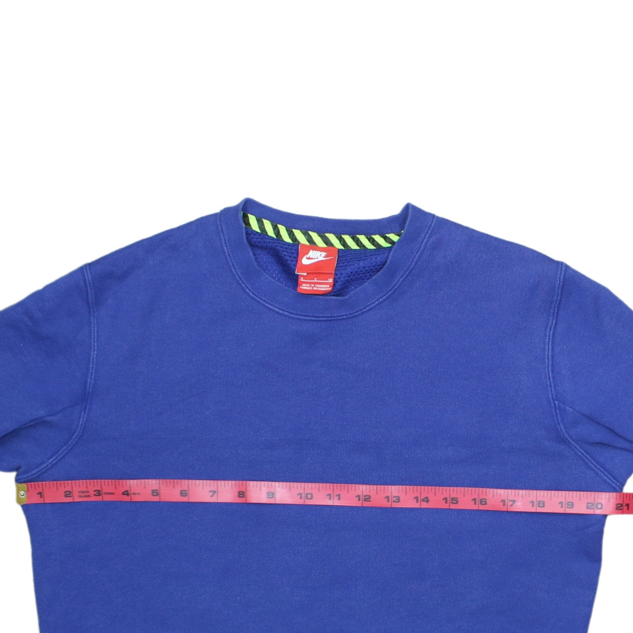 Nike Men's Blue Crew Neck Pullover Sweatshirt Size S
