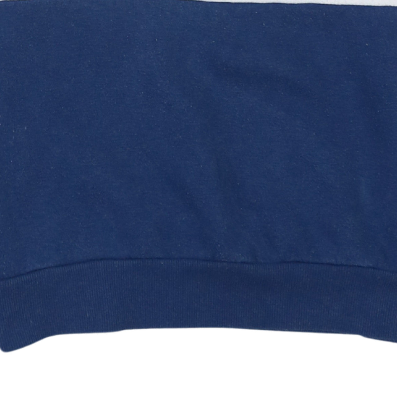 Disney Women Blue & White Stitch Hoodie Size S Pullover Sweatshirt