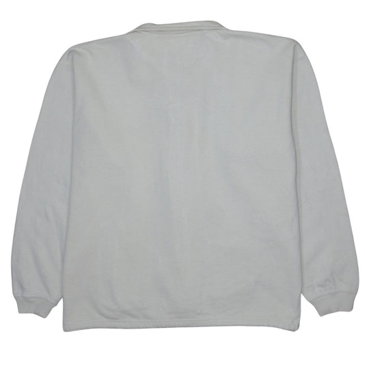 Nike Men's White Full Zip Fleece Sweatshirt L