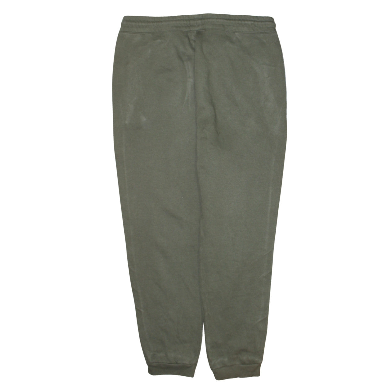 Reebok Men’s Green Joggers L Logo Side Stripe Regular Fit Tapered Sweatpants