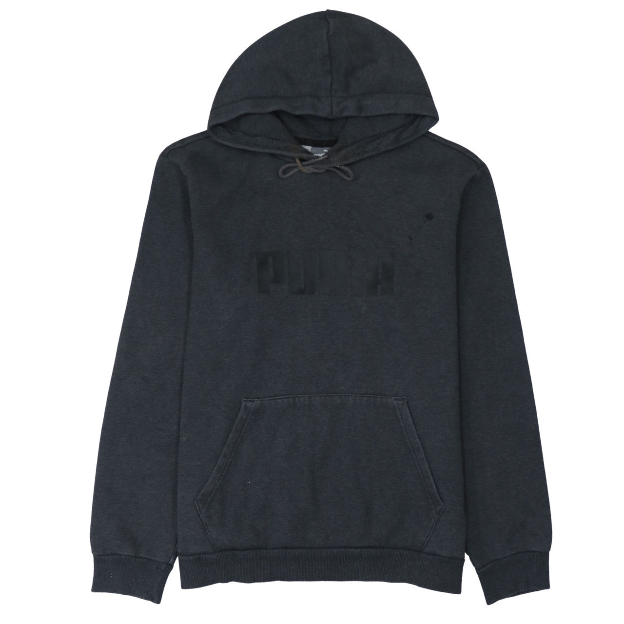 Puma Mens Black Pullover Hoodie Size M Hooded Sports Sweatshirt