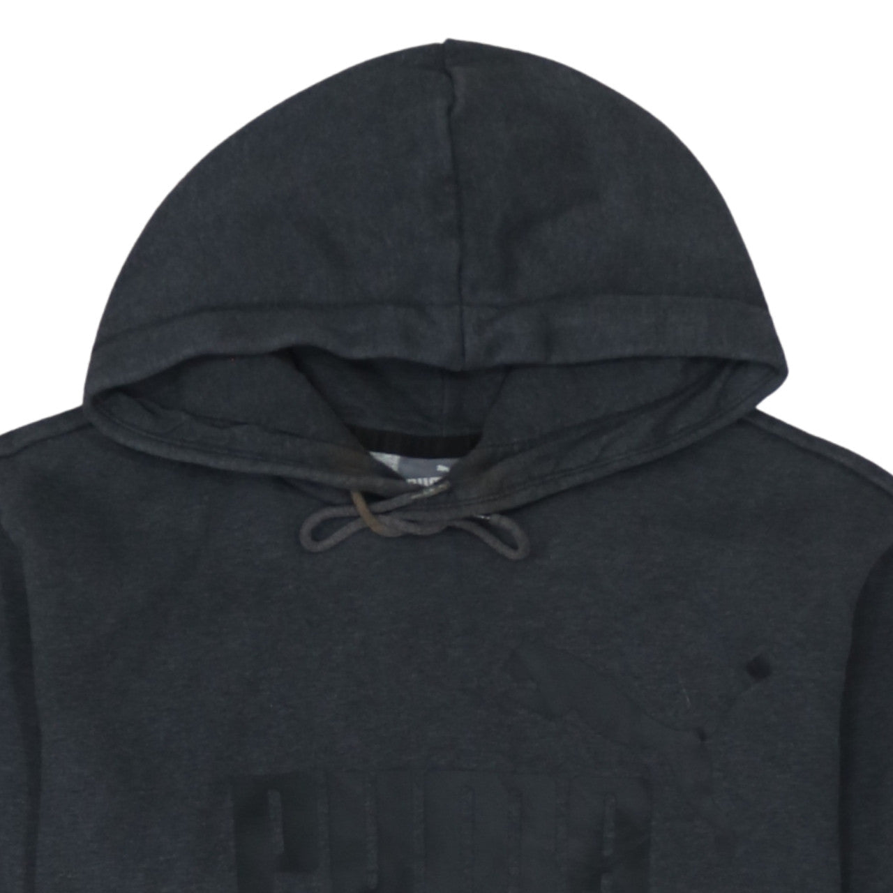 Puma Mens Black Pullover Hoodie Size M Hooded Sports Sweatshirt