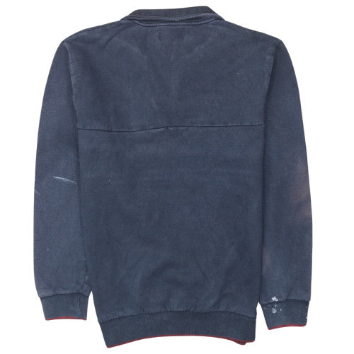 Kappa Men's Blue 2XL Fleece 1/4 Zip Sports Sweatshirt