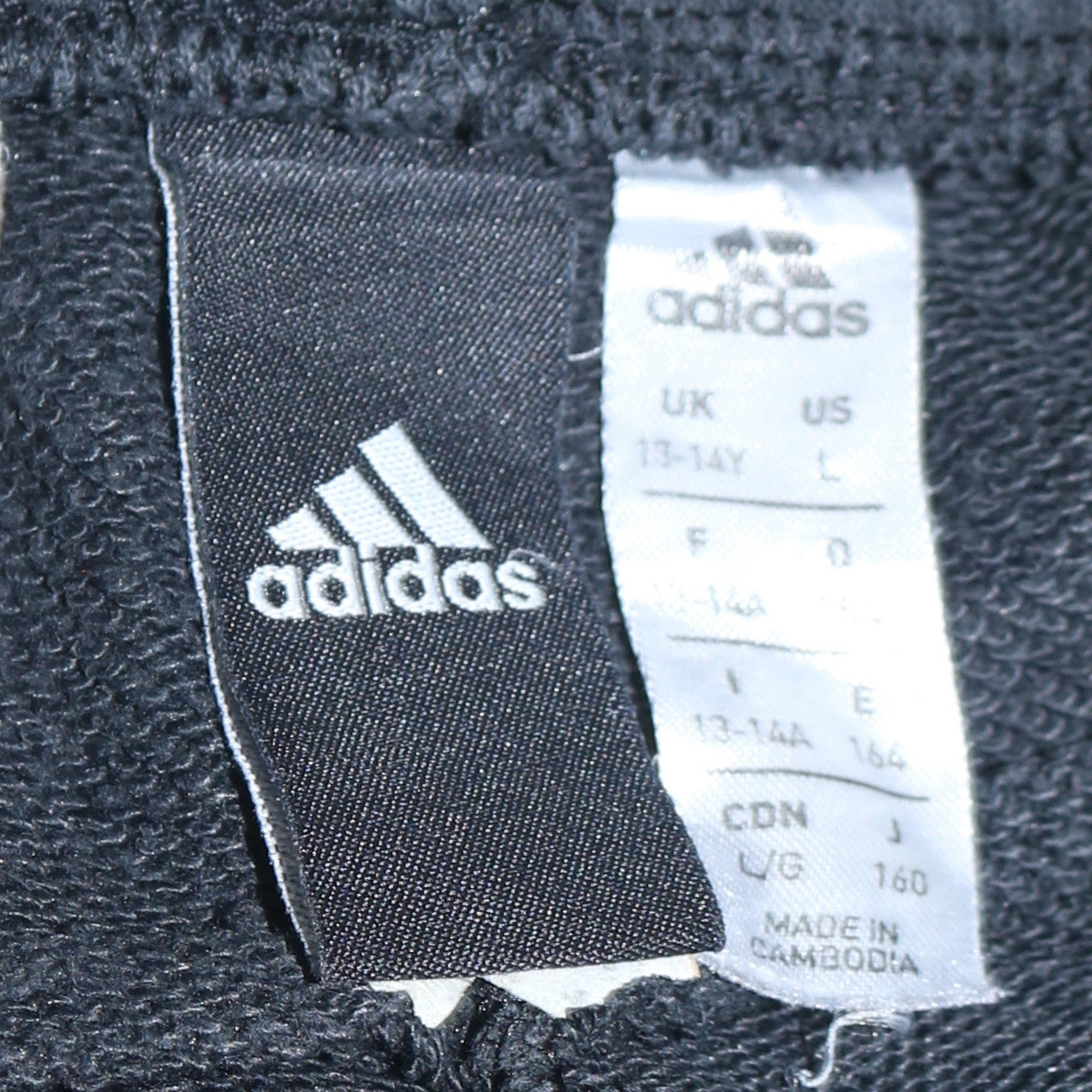 Adidas Boys Black Athletic Shorts 13-14 Years Gym Training Style
