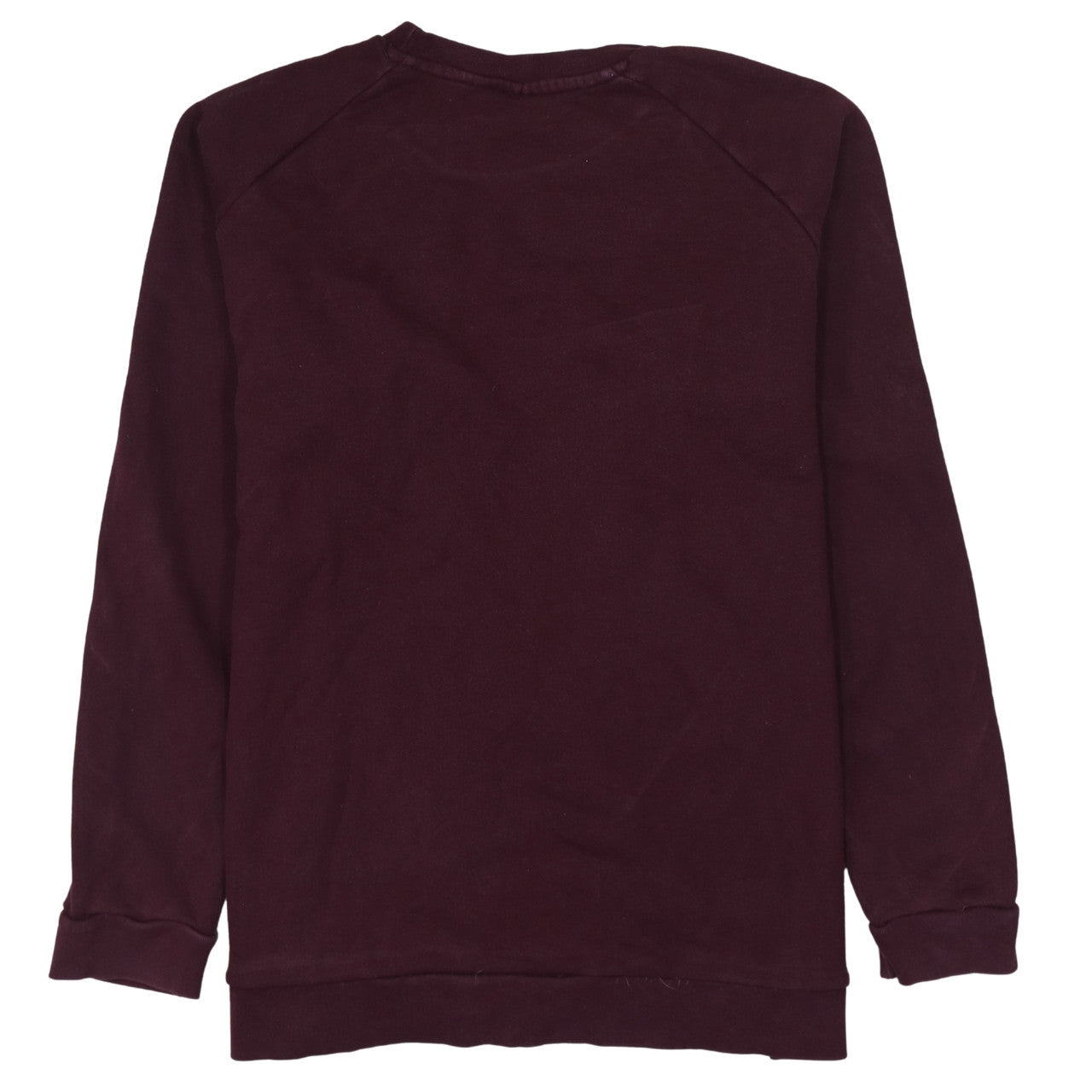 Adidas Womens Burgundy Crew Neck Logo Sweatshirt XL