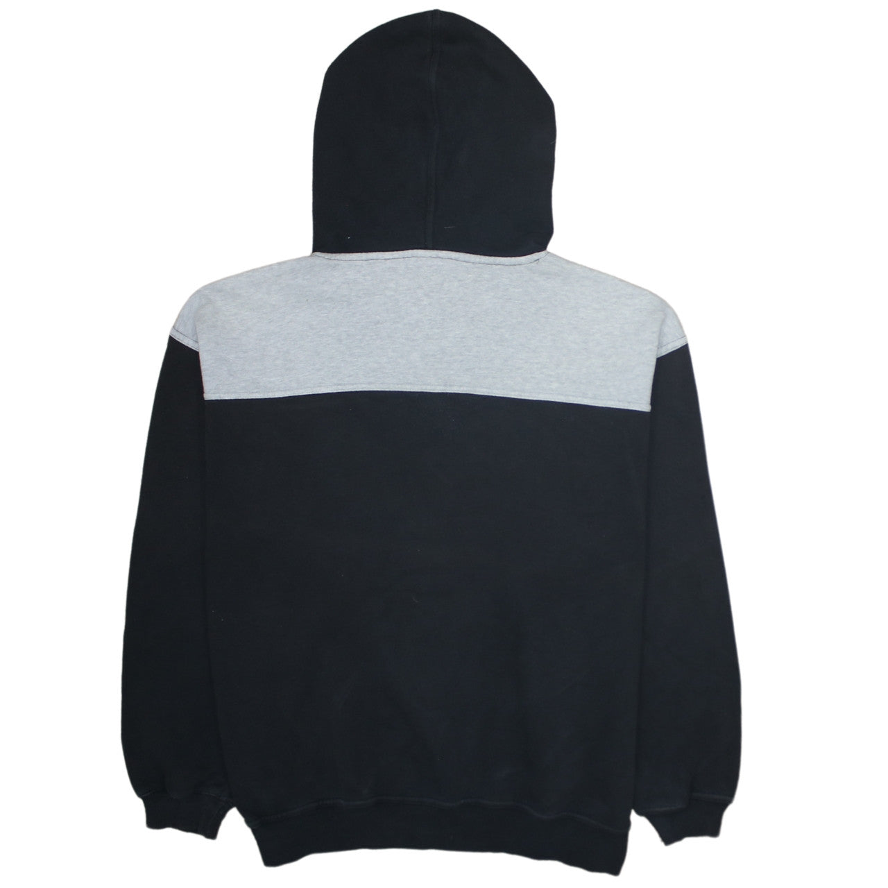 FILA Mens Black & Grey Pullover Hoodie Size L Regular Fit