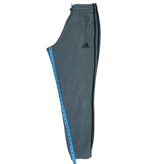 Adidas Men's Grey Jogger Trousers M Regular Fit Sports Comfort