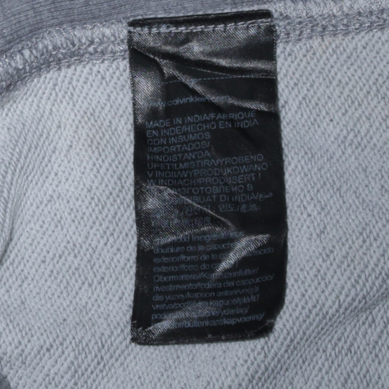 Calvin Klein Jeans Men’s Grey Pullover Hoodie Size S Classic Fit