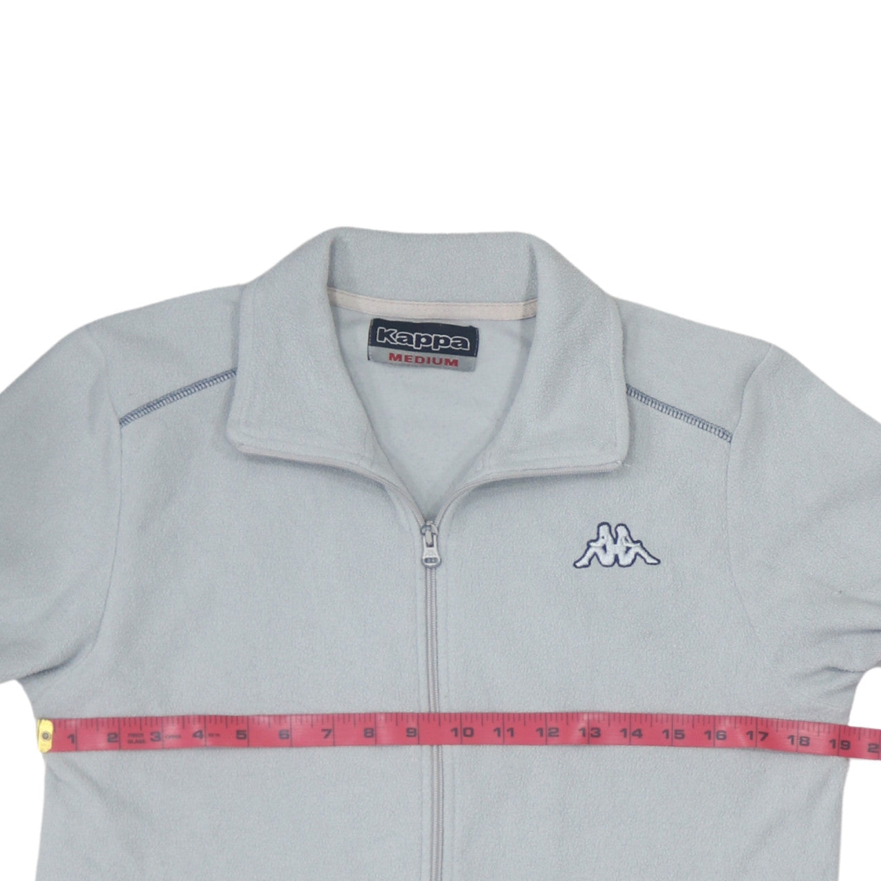 Kappa Women Grey Fleece Full Zip Jacket Size M