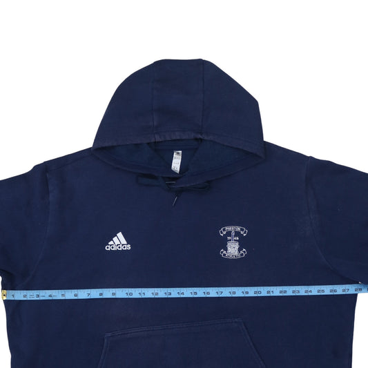 Adidas Men's Blue 2XL Pullover Hoodie Preston Athletic Logo