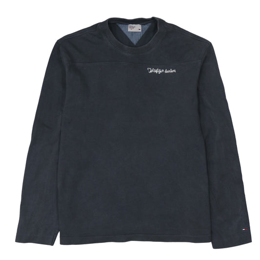 Tommy Hilfiger Men’s Black XL Crew Neck Pullover Sweatshirt