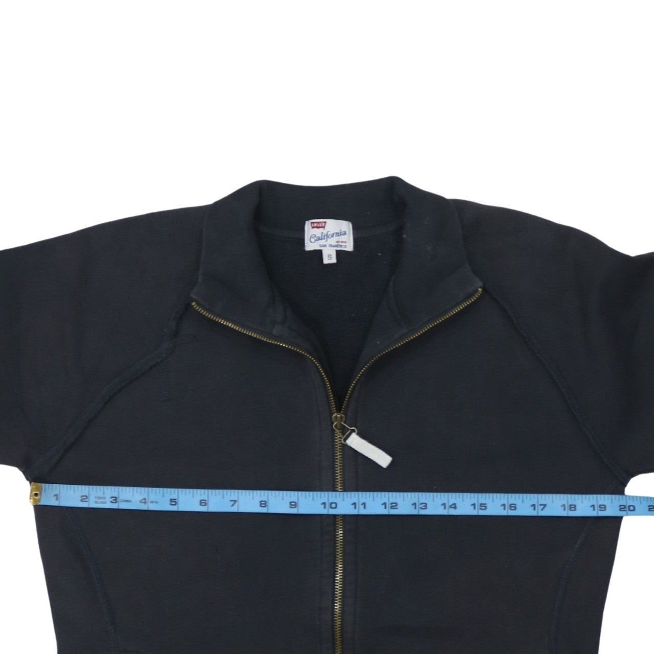Levi's California Men's Black Size S Cotton Full Zip Track Jacket