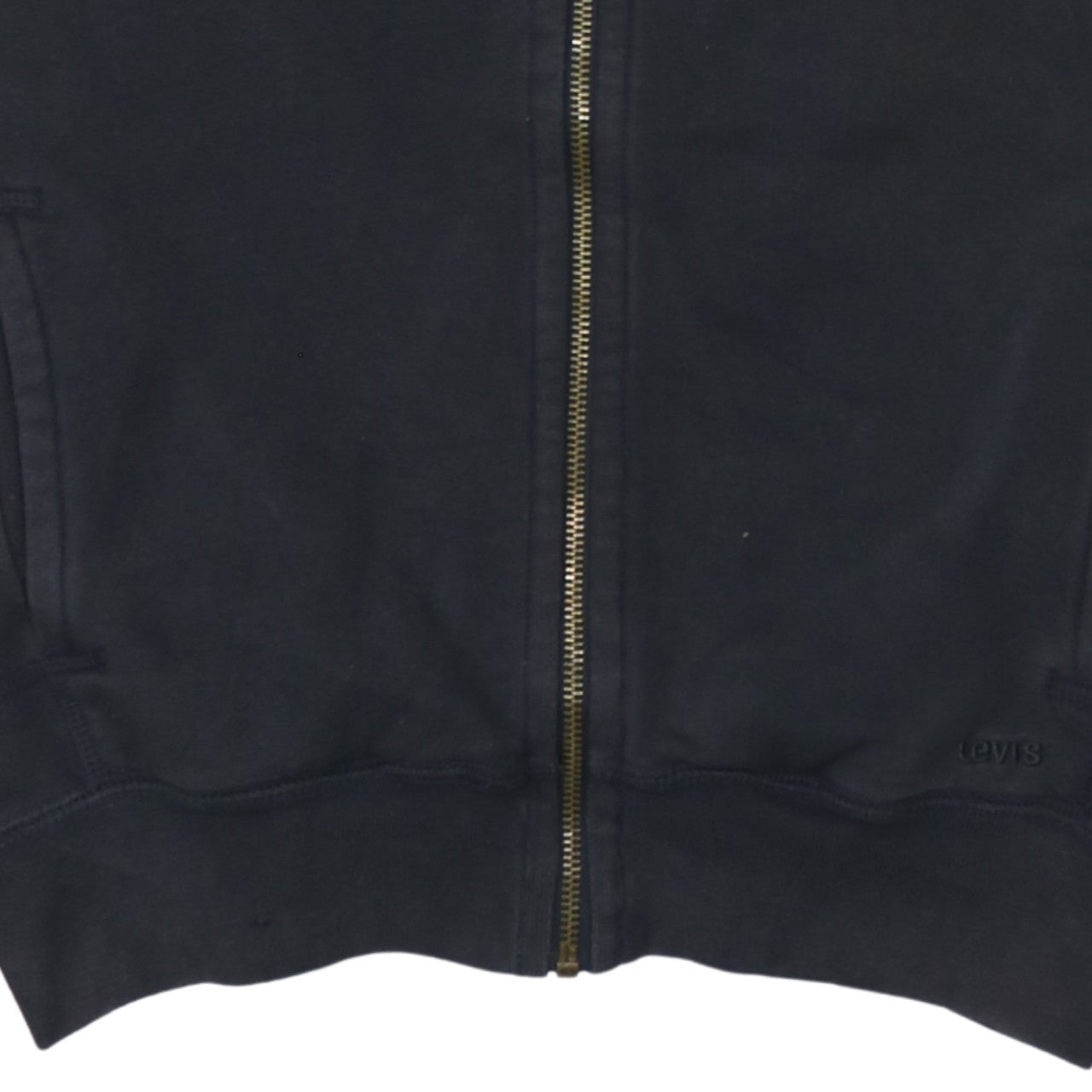 Levi's California Men's Black Size S Cotton Full Zip Track Jacket
