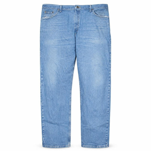 Wrangler Men's Blue 42x32 Regular Fit Straight Denim Jeans