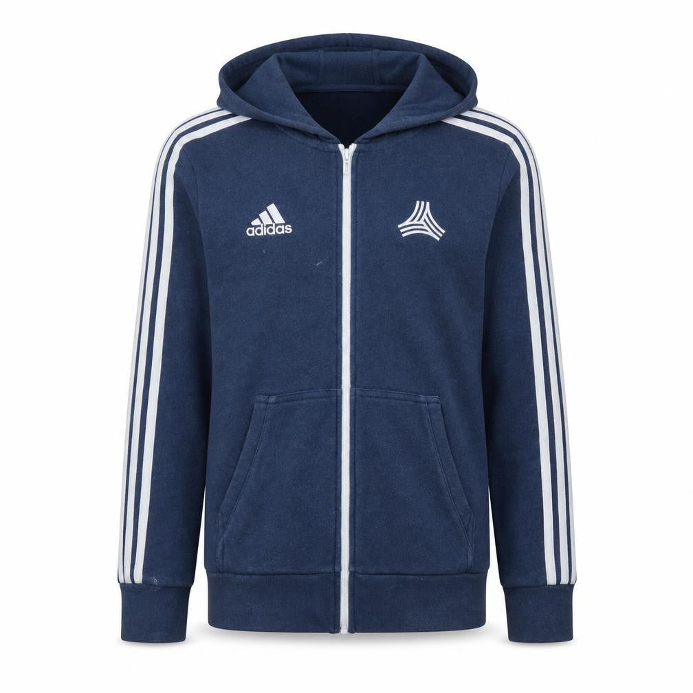 Adidas Men's Blue Full Zip Hoodie Small Sportswear Jacket