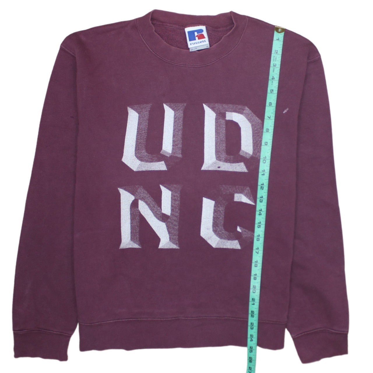 Russell Men's Purple Graphic Pullover Sweatshirt Size M