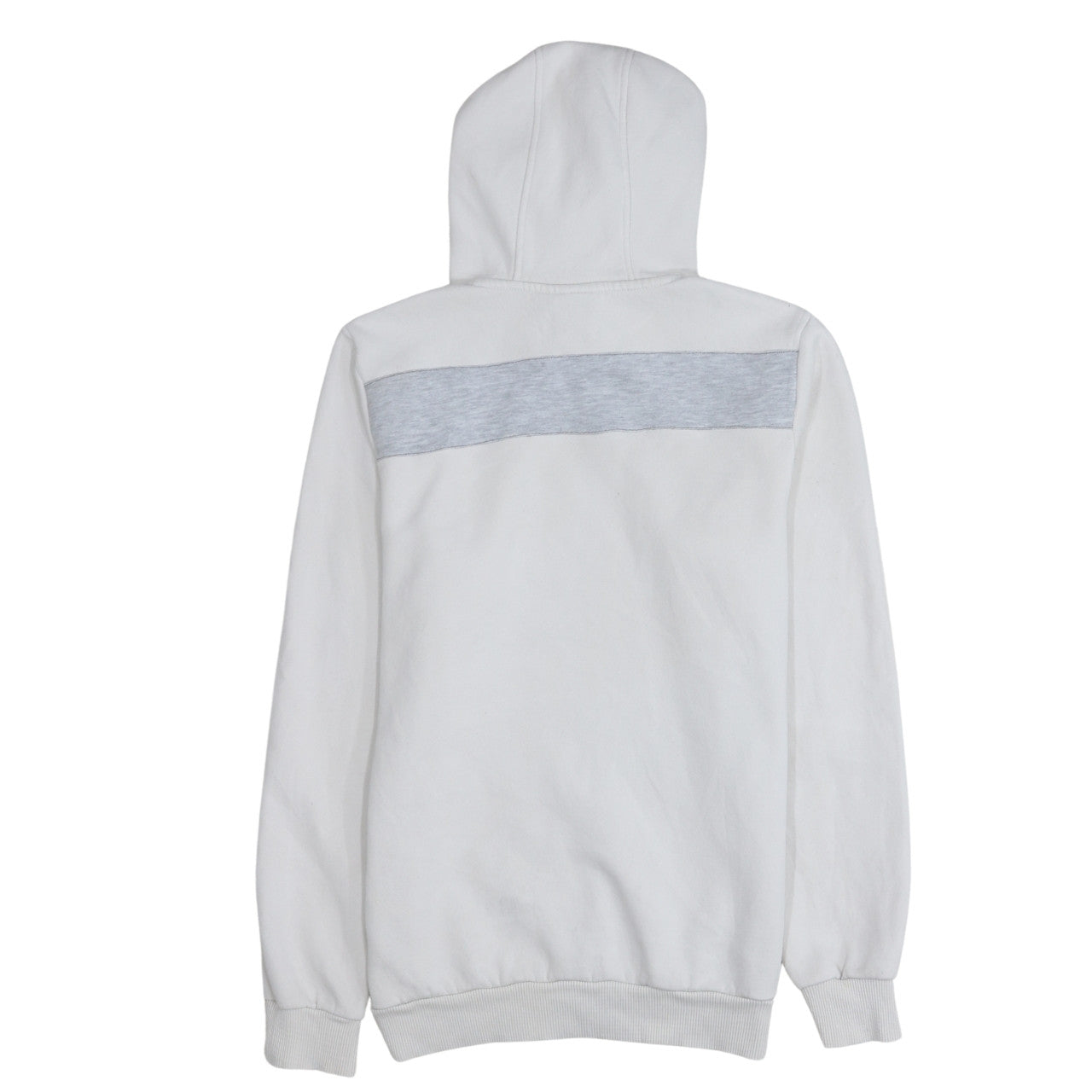 Adidas Men's White Pullover Hoodie Small Graphic Logo Sportswear