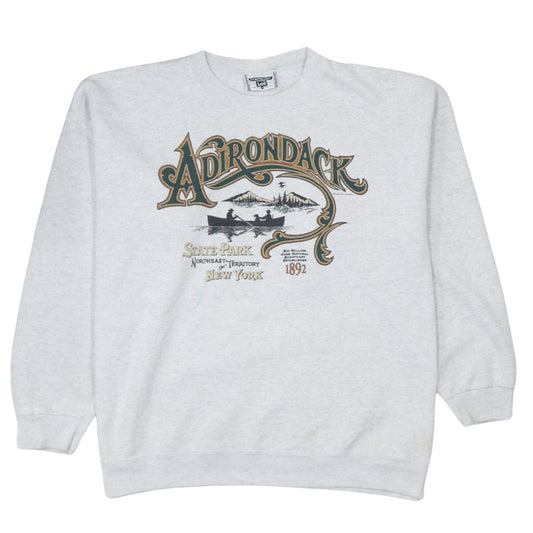 Lee Mens Grey Adirondack Heavyweight Sweatshirt 2XL Vintage Pullover