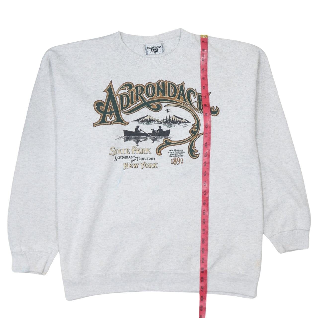 Lee Mens Grey Adirondack Heavyweight Sweatshirt 2XL Vintage Pullover