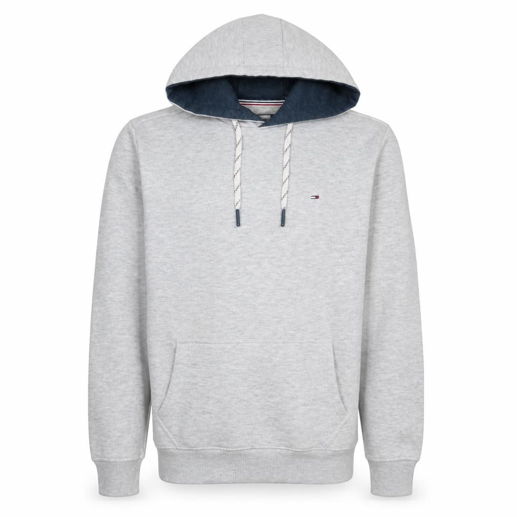 Tommy Hilfiger Men’s Grey Pullover Hoodie Size S Cotton Blend