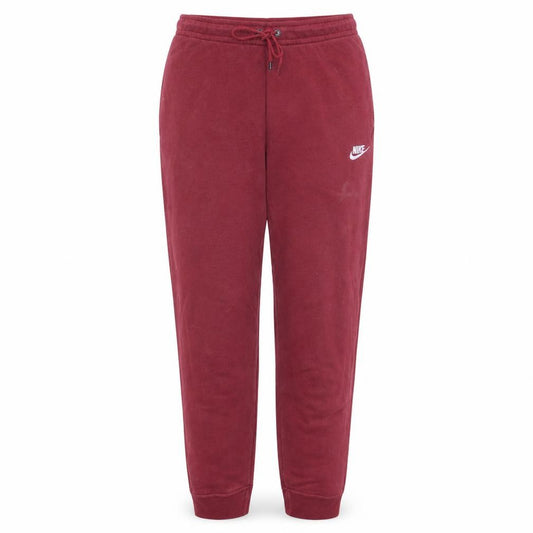 Nike Women's Burgundy Jogger Sweatpants Small Cotton Blend Activewear