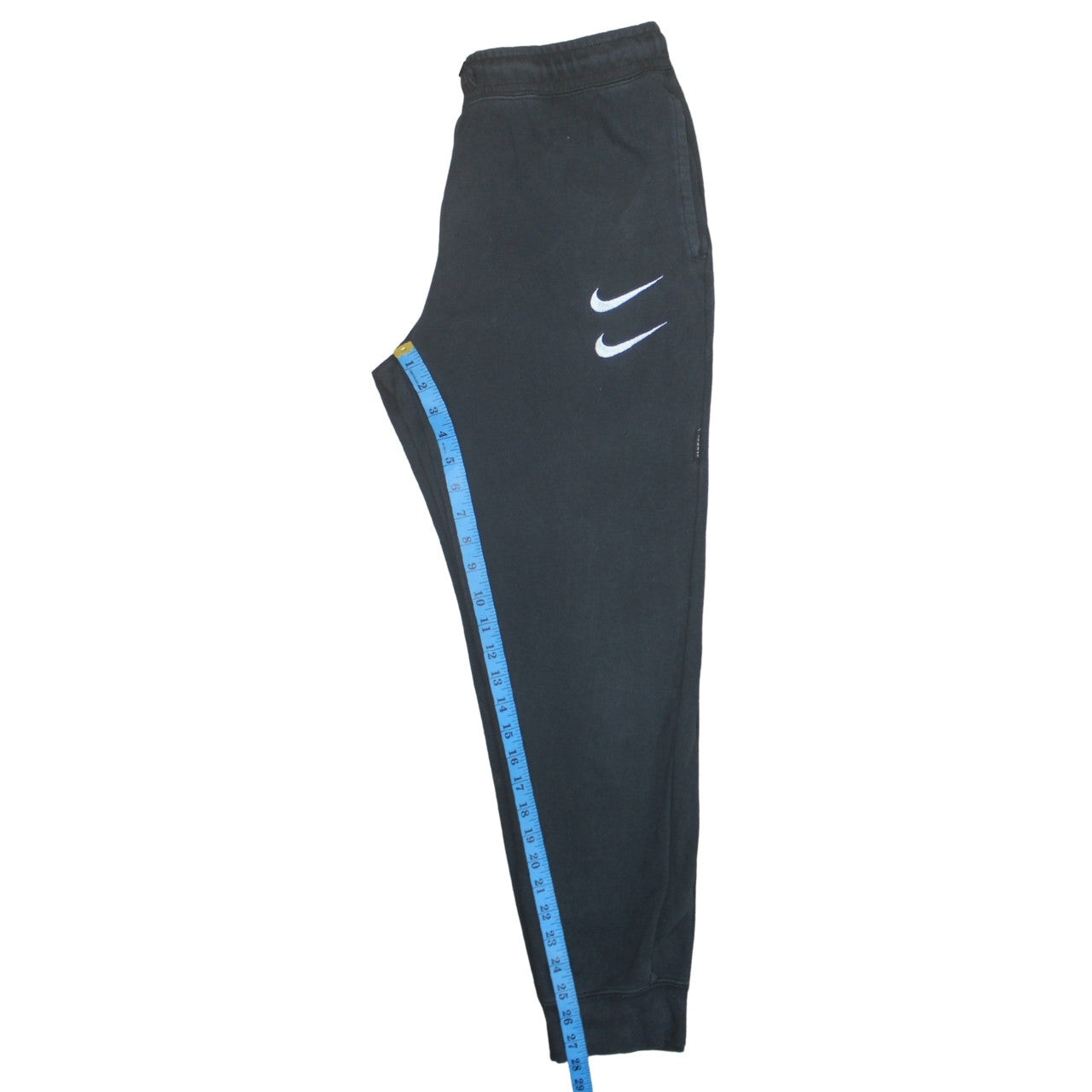 Nike Men Black Fleece Jogger Sweatpants M Regular Fit Activewear