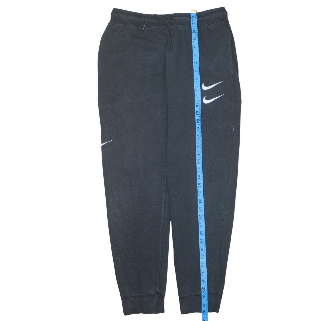 Nike Men Black Fleece Jogger Sweatpants M Regular Fit Activewear