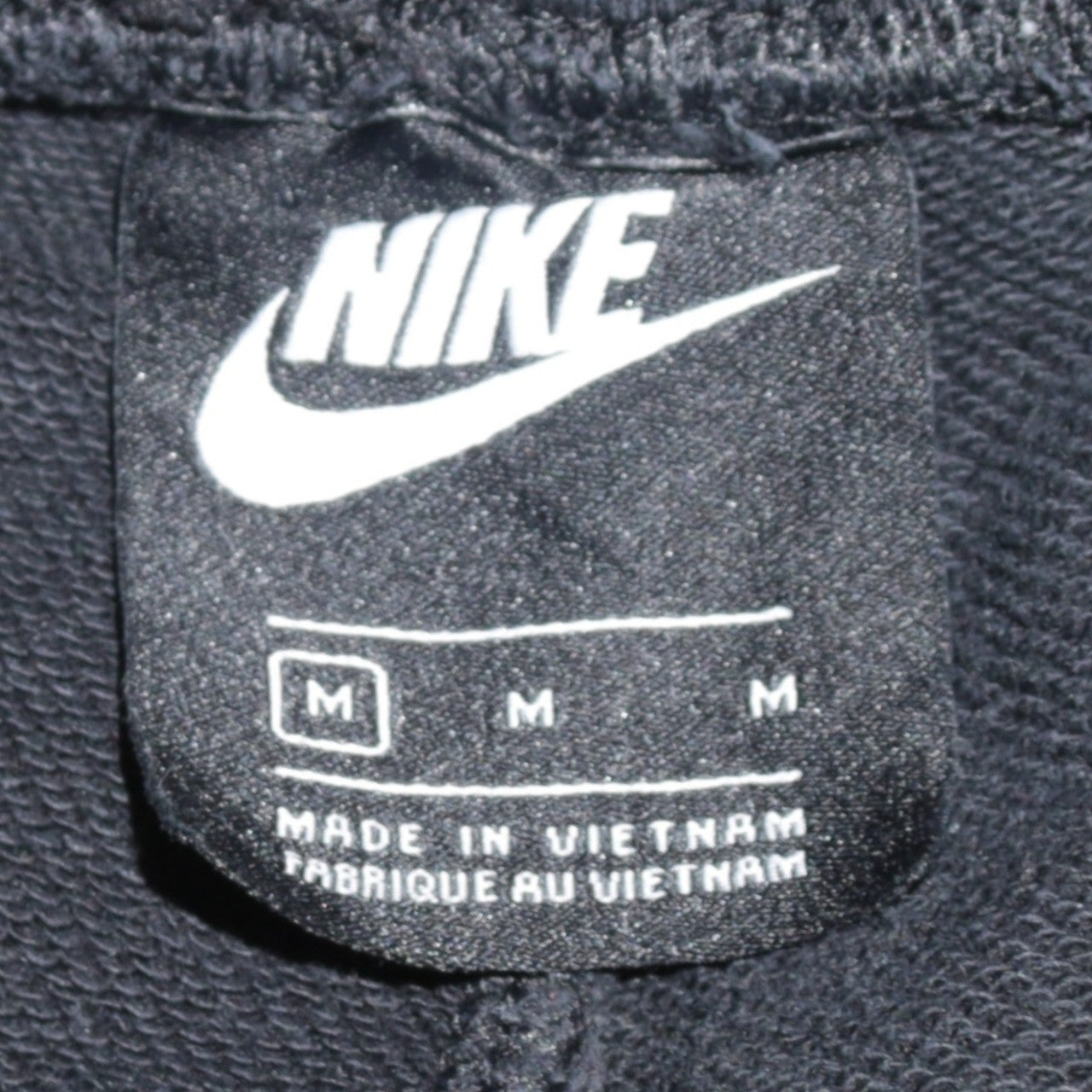 Nike Men Black Fleece Jogger Sweatpants M Regular Fit Activewear