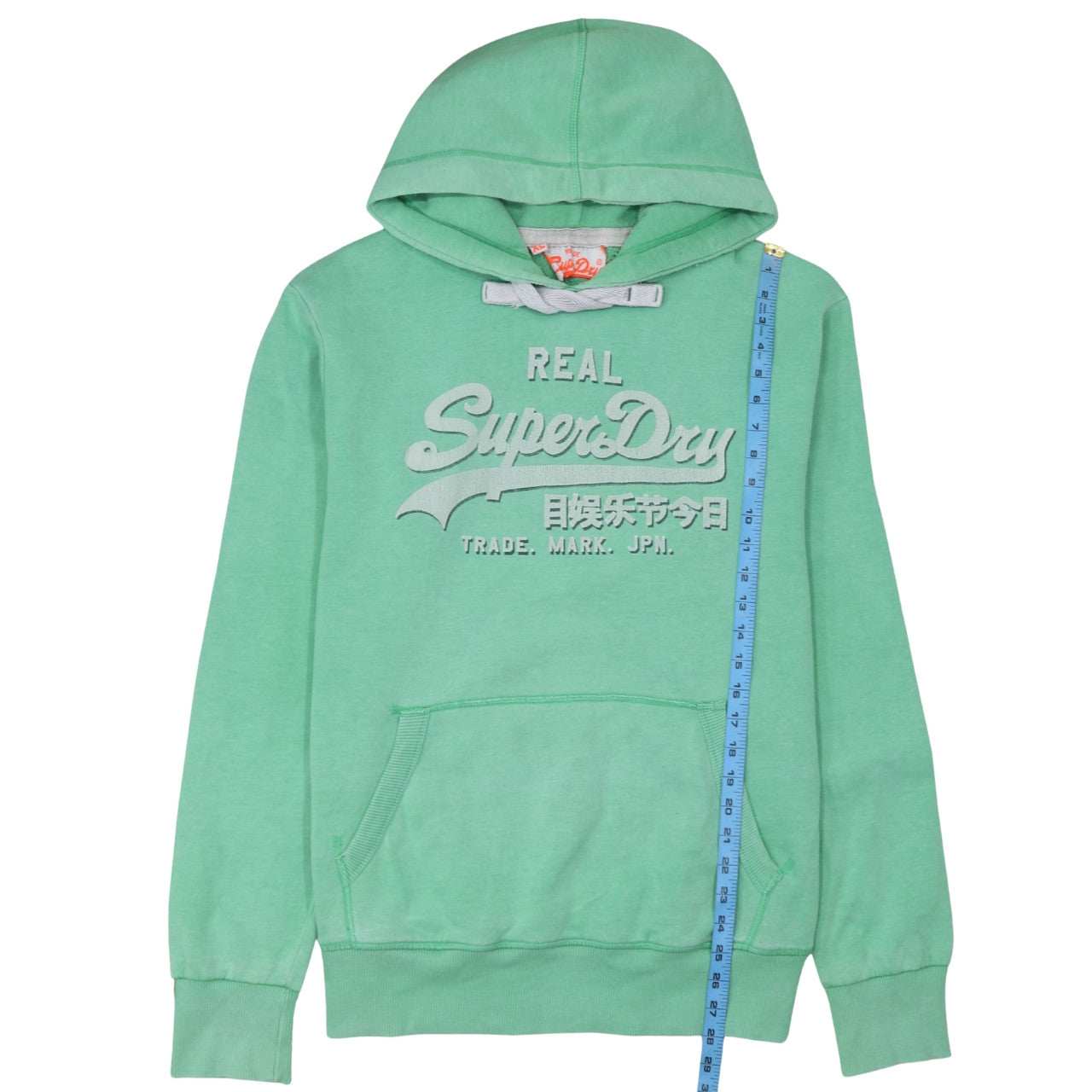 Superdry Men's Green 2XL Pullover Hoodie with Logo Design