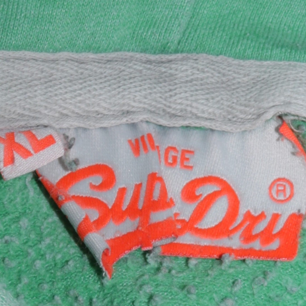 Superdry Men's Green 2XL Pullover Hoodie with Logo Design