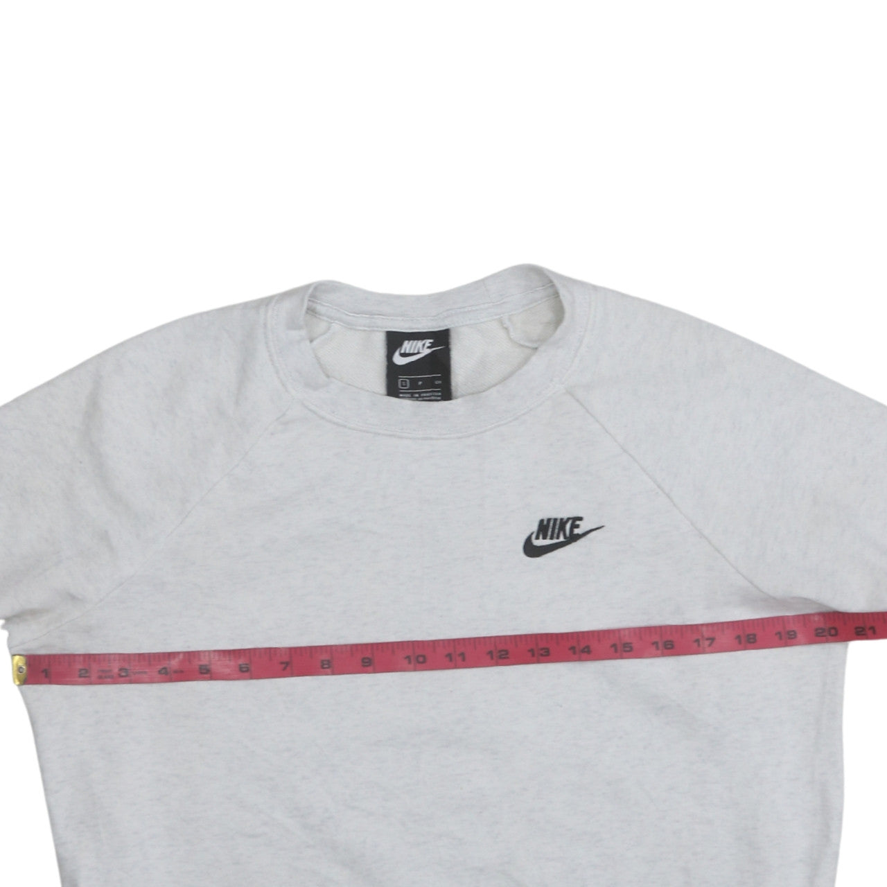 Nike Women's Grey Small Pullover Crew Neck Sweatshirt