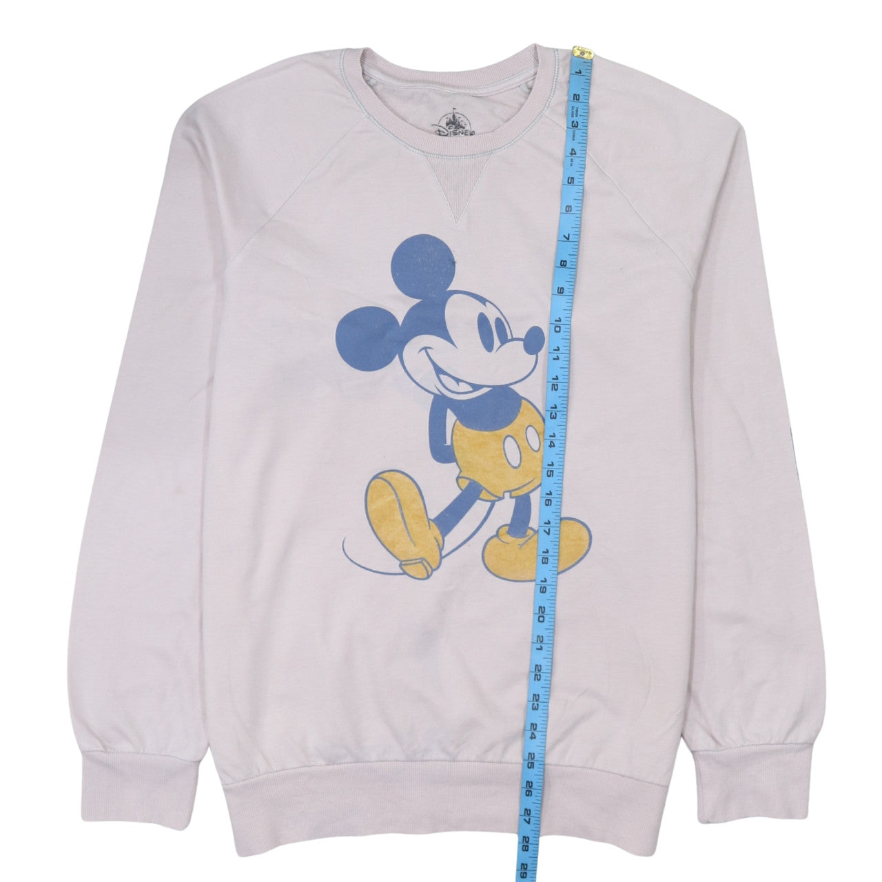 Disney Parks Women White Long Sleeve Mickey Mouse Sweatshirt M