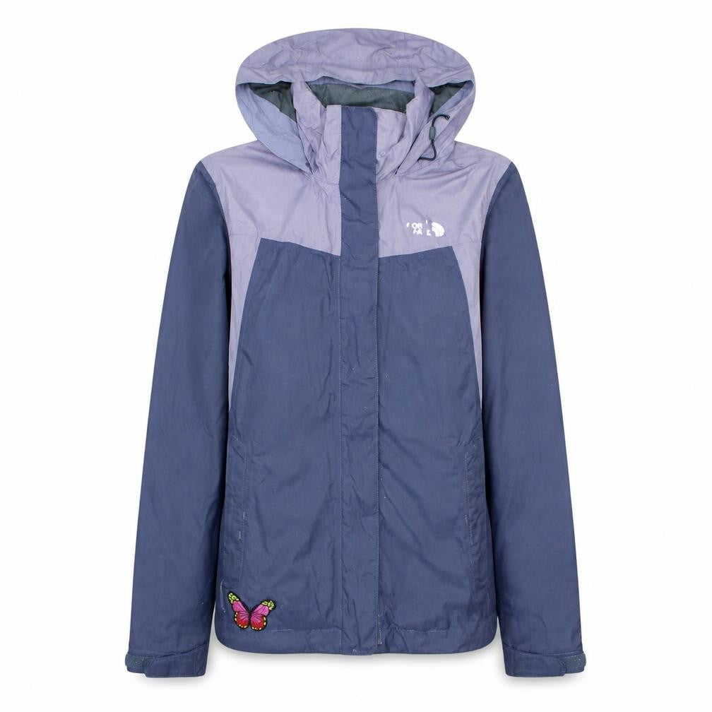 The North Face Womens Blue Waterproof Hooded Jacket XS