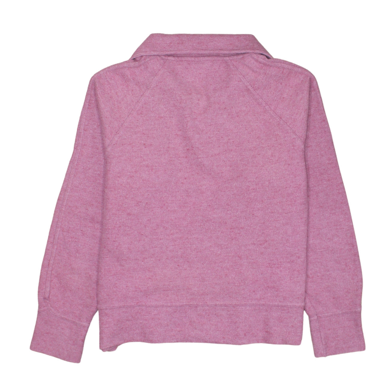 Nike Womens Pink 1/4 Zip Pullover Sweatshirt M Cotton Blend