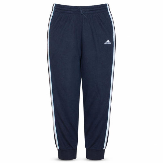Adidas Women Black XL Track Pants with Side Stripes
