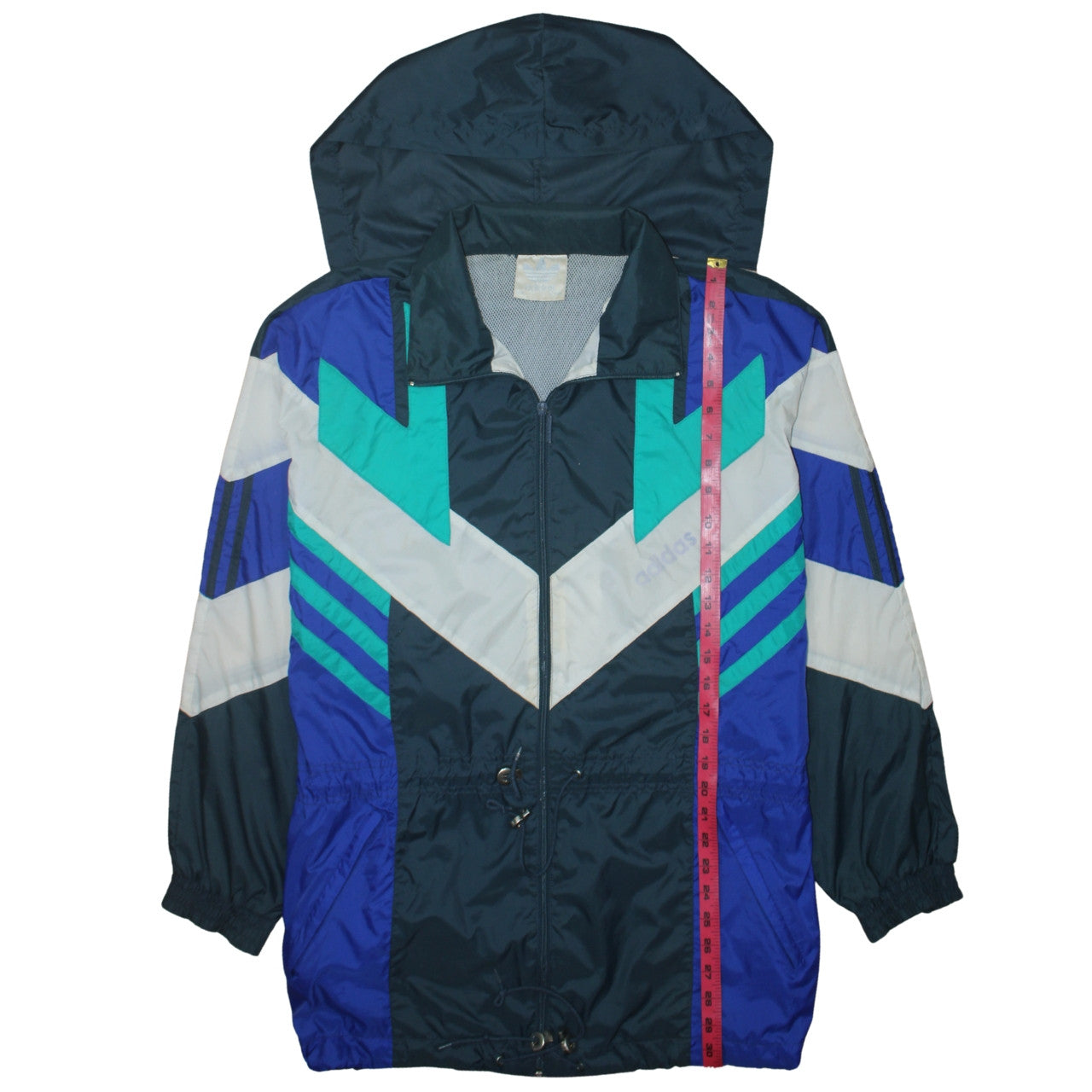 Adidas Women’s Blue 90s Retro Windbreaker Jacket Size L