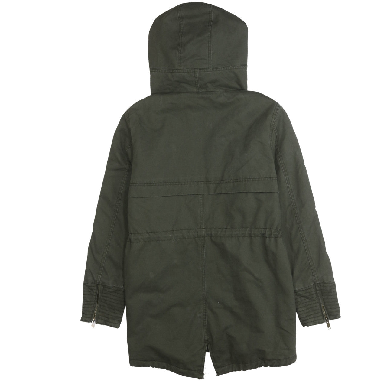 Z Design Women's Green Hooded Parka Jacket Size L