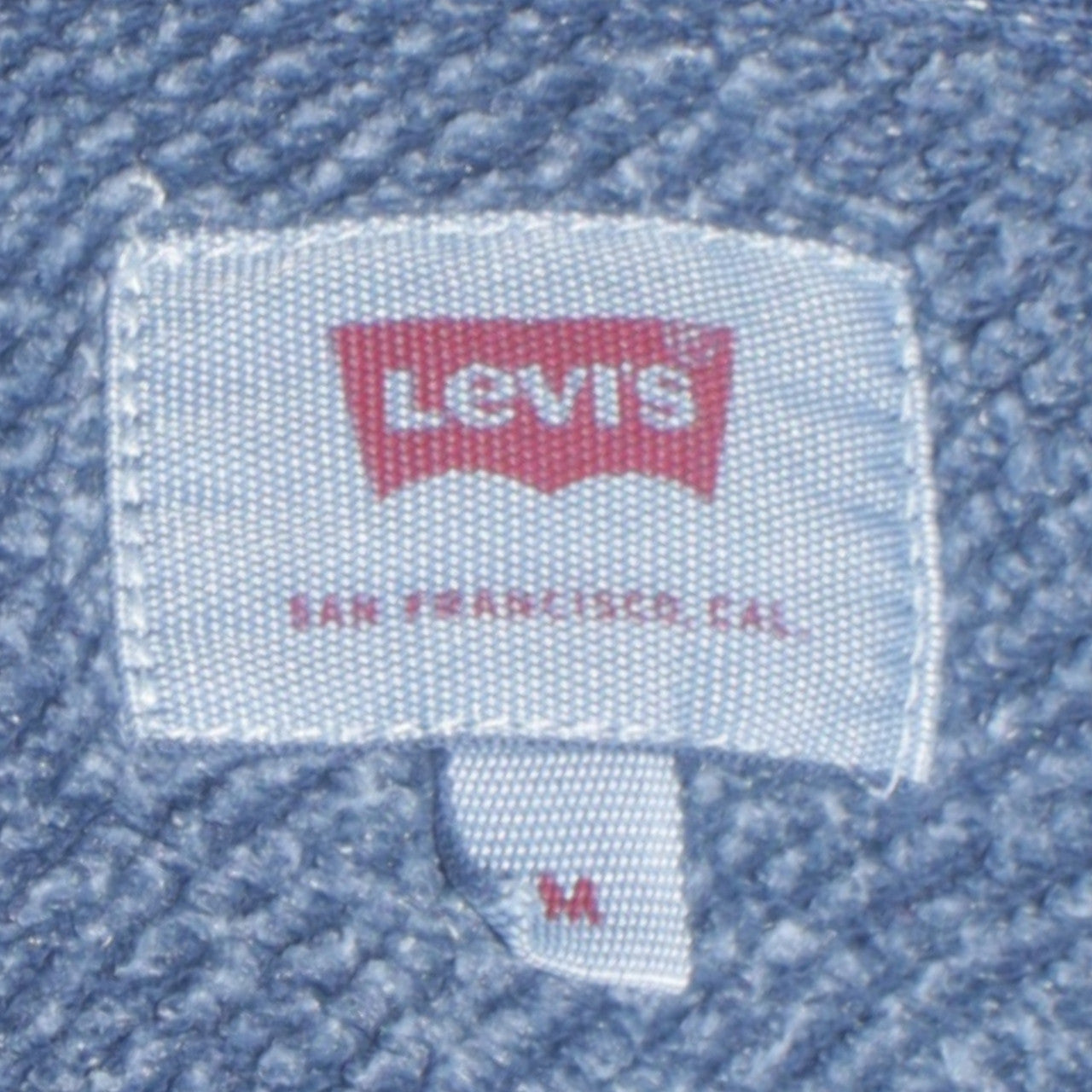 Levi's Men's Blue Pullover Hoodie M Classic Logo Sweatshirt