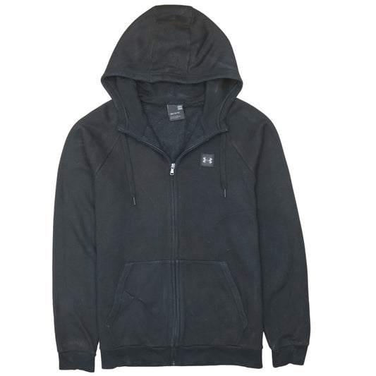 Under Armour Men's Black Full Zip Fleece Hoodie Size M