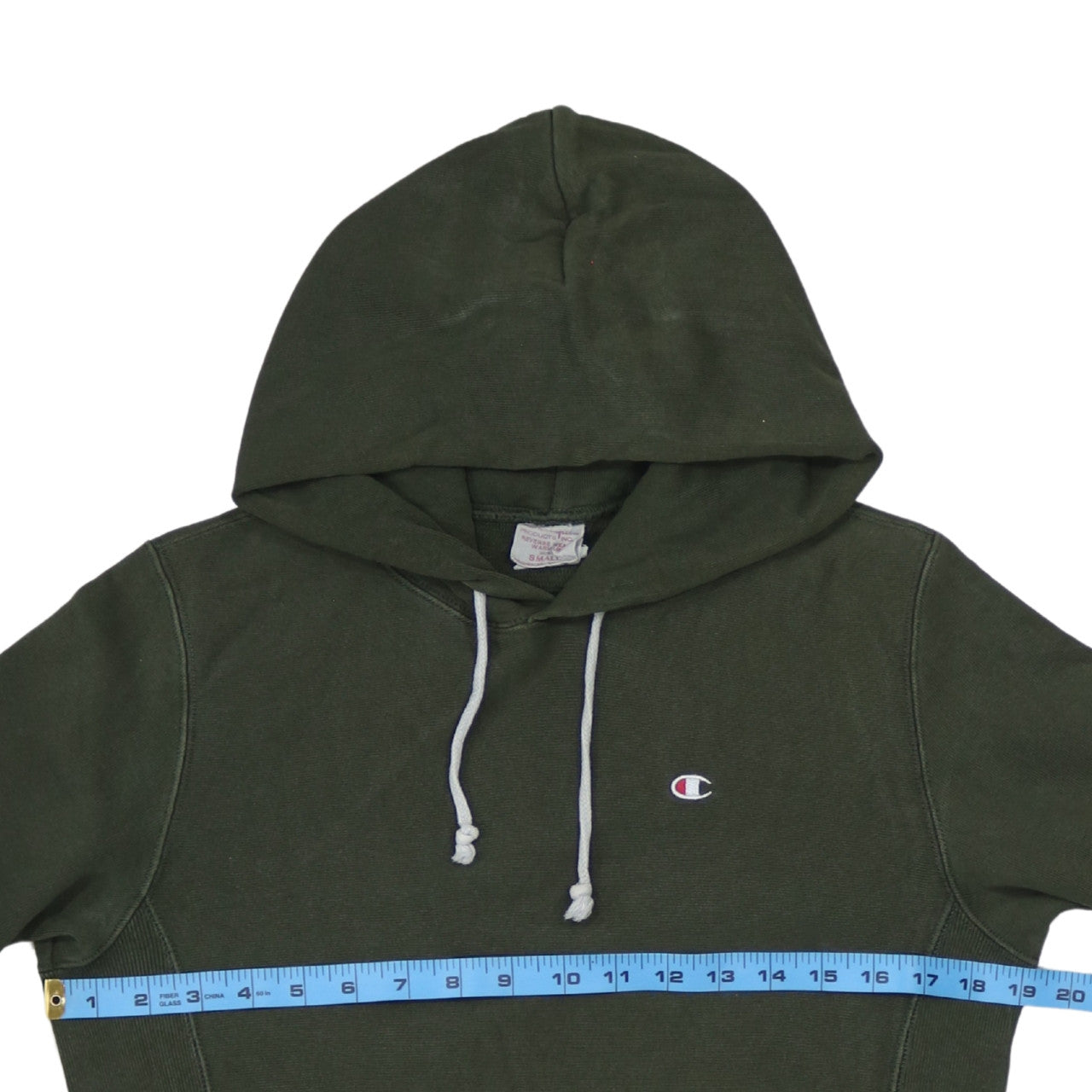 Champion Men's Green Small Pullover Hoodie Sweatshirt