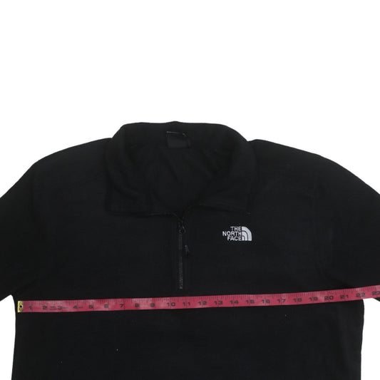 The North Face Men's Black XL 1/4 Zip Fleece Pullover Sweatshirt