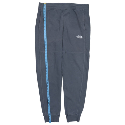 The North Face Mens Grey Jogger Sweatpants L Fleece Tapered Fit