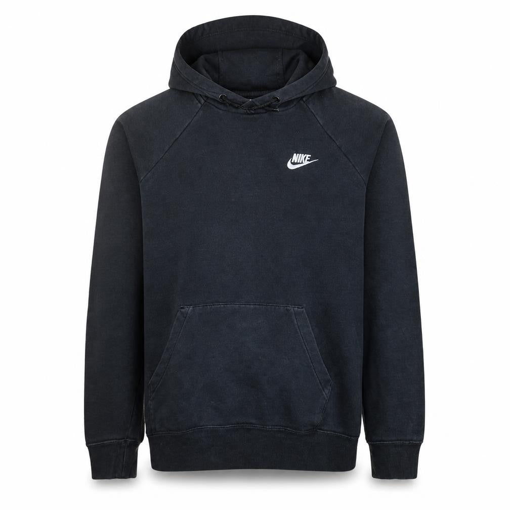 Nike Men's Black Pullover Hoodie Small Regular Fit Logo Fleece