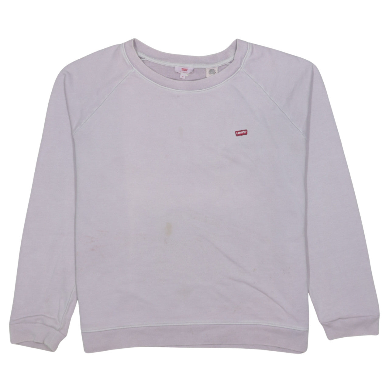 Levi's Women's Light Purple Crew Neck Pullover Sweatshirt M