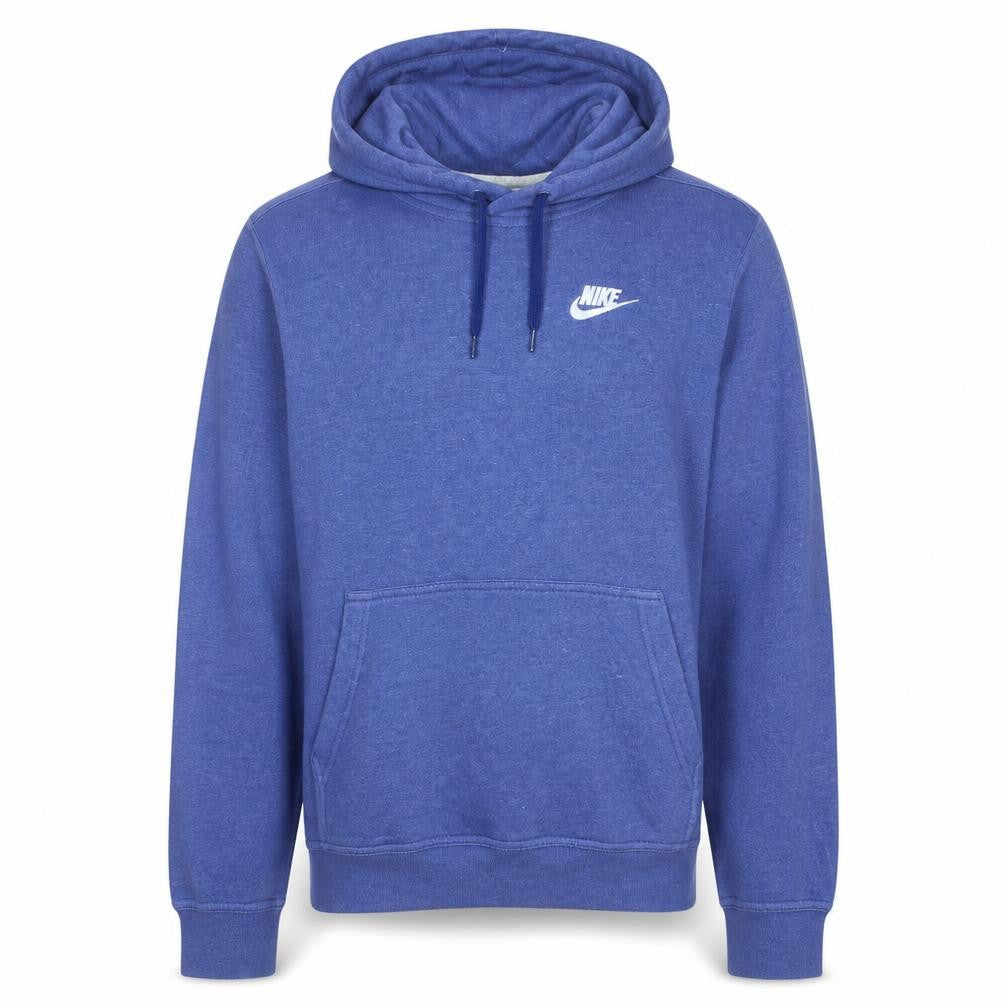 Nike Men's Blue Pullover Hoodie XS Cotton Blend Athletic Fit