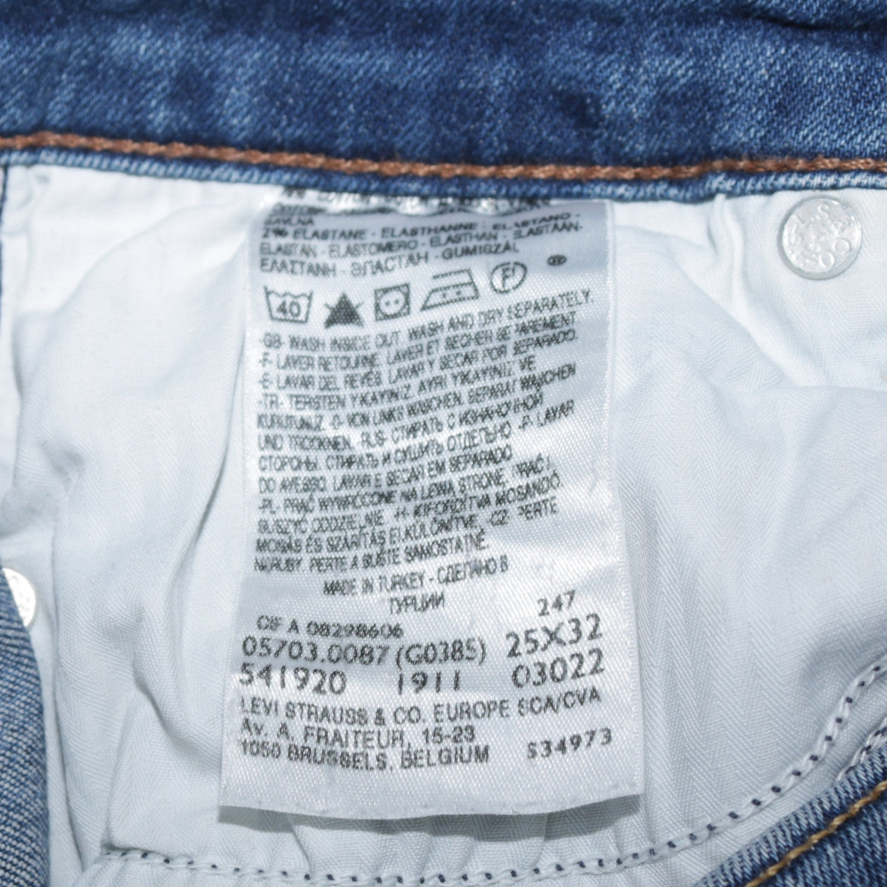 Levi's Women's Blue Skinny Jeans Size 8 Medium Wash Denim